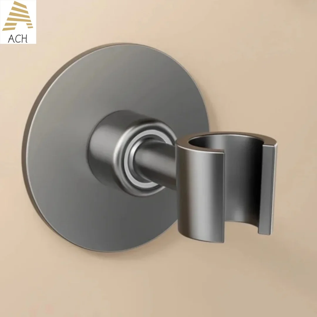 

Stainless Steel Adjustable Shower Head Holder Handheld Shower Head Bracket Without Drilling Bathroom Shower Fixed Base Bracket