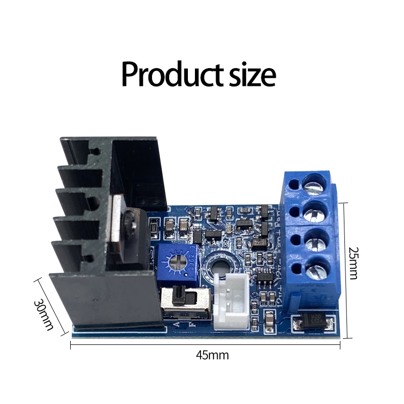 DC 12V fan  DC Fan speed control module Temperature control speed regulation Stepless speed controlCPU fan speed adjustment