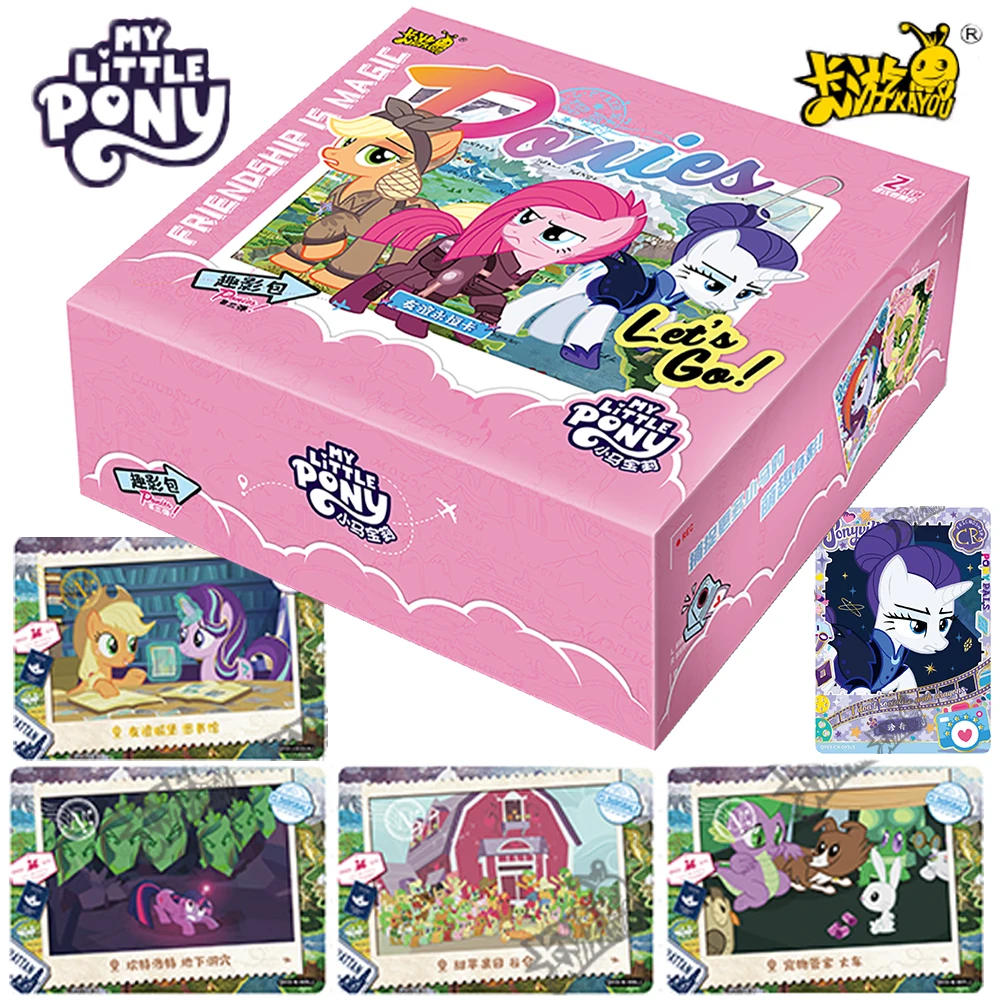 

Genuine My Little Pony Card For Children Spike Starlight Glimmer Fun Friendship Animation Limited Game Collection Card Kids Toys