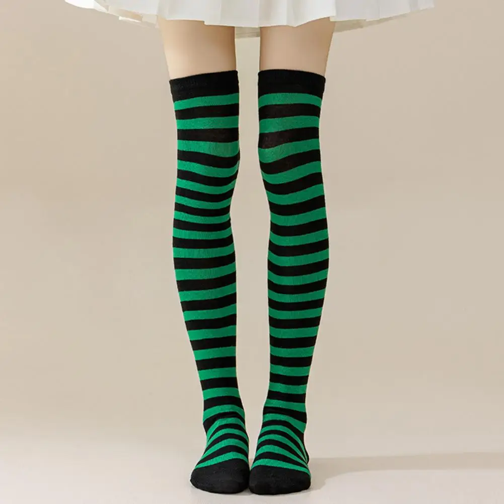

Womens Striped Arm Warmers Leg Warmers Set Winter Knitted Over The Knee High Socks Long Fingerless Gloves Set Warm 2025 New Hot