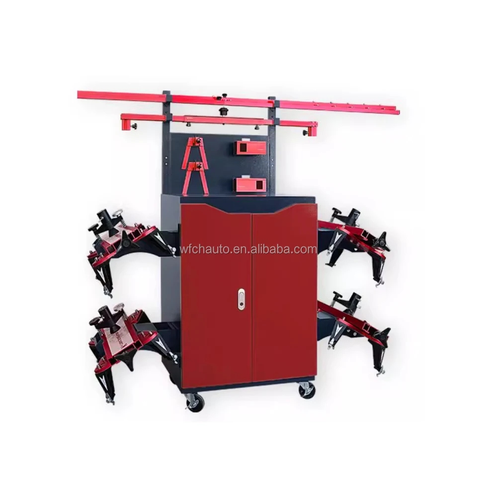 Mobile Intelligent Wheel Alignment System with Tire Balancer and 3D Adaptive Tracking