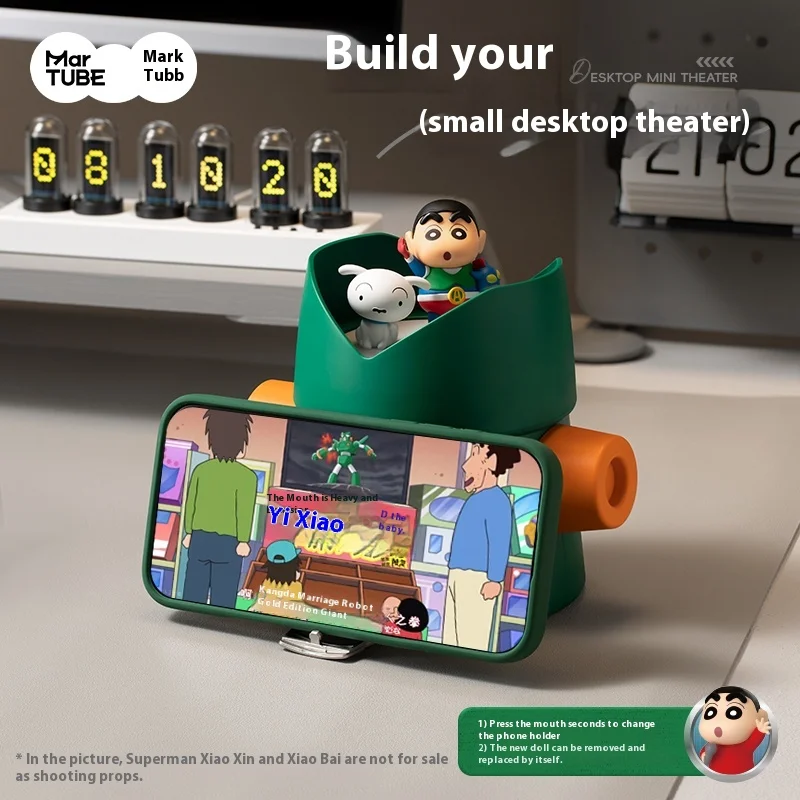 Auf Lager Mark Tubu Crayon Shinchan Kangdam Lautsprecher Chaowan Spaß handgemachte Blind Box Peripherie Spielzeug Geburtstagsgeschenk für Männer