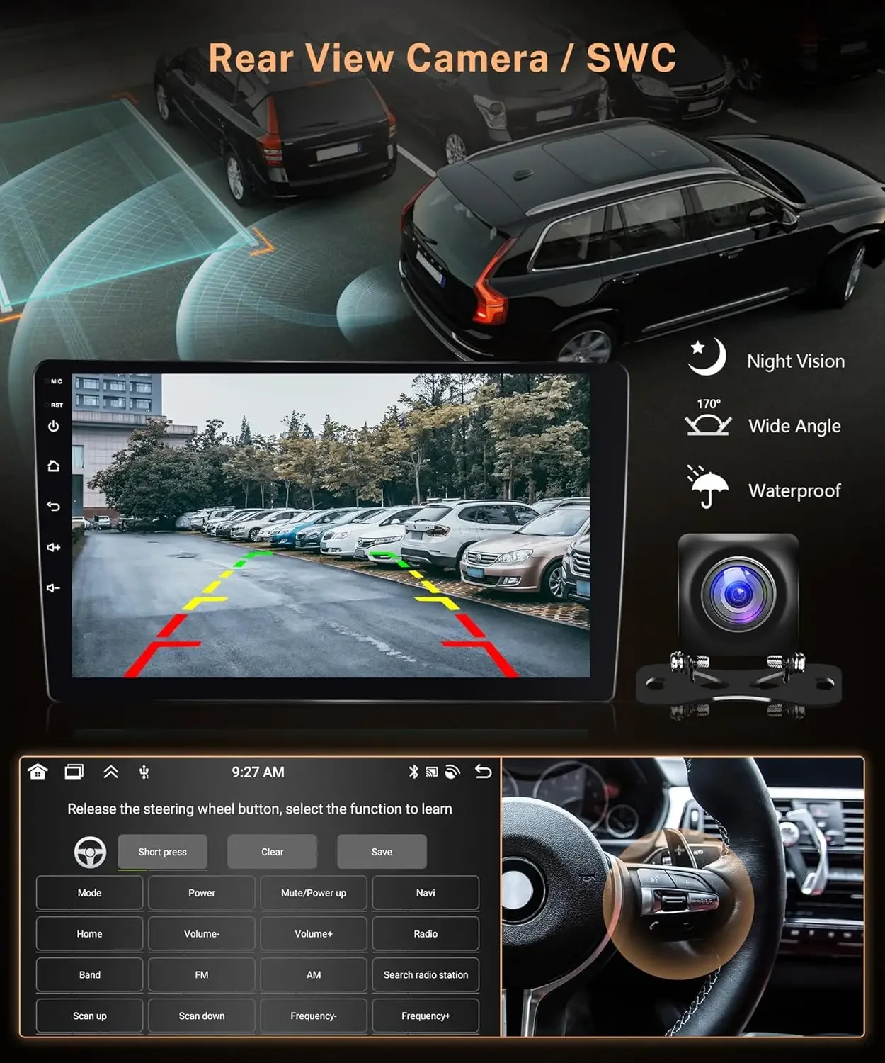 راديو 4G 64G لتويوتا كامري 2000-2006 أندرويد 13 ستيريو سيارة Carplay أندرويد السيارات 9 بوصة لمس GPS/واي فاي/FM/كاميرا احتياطية