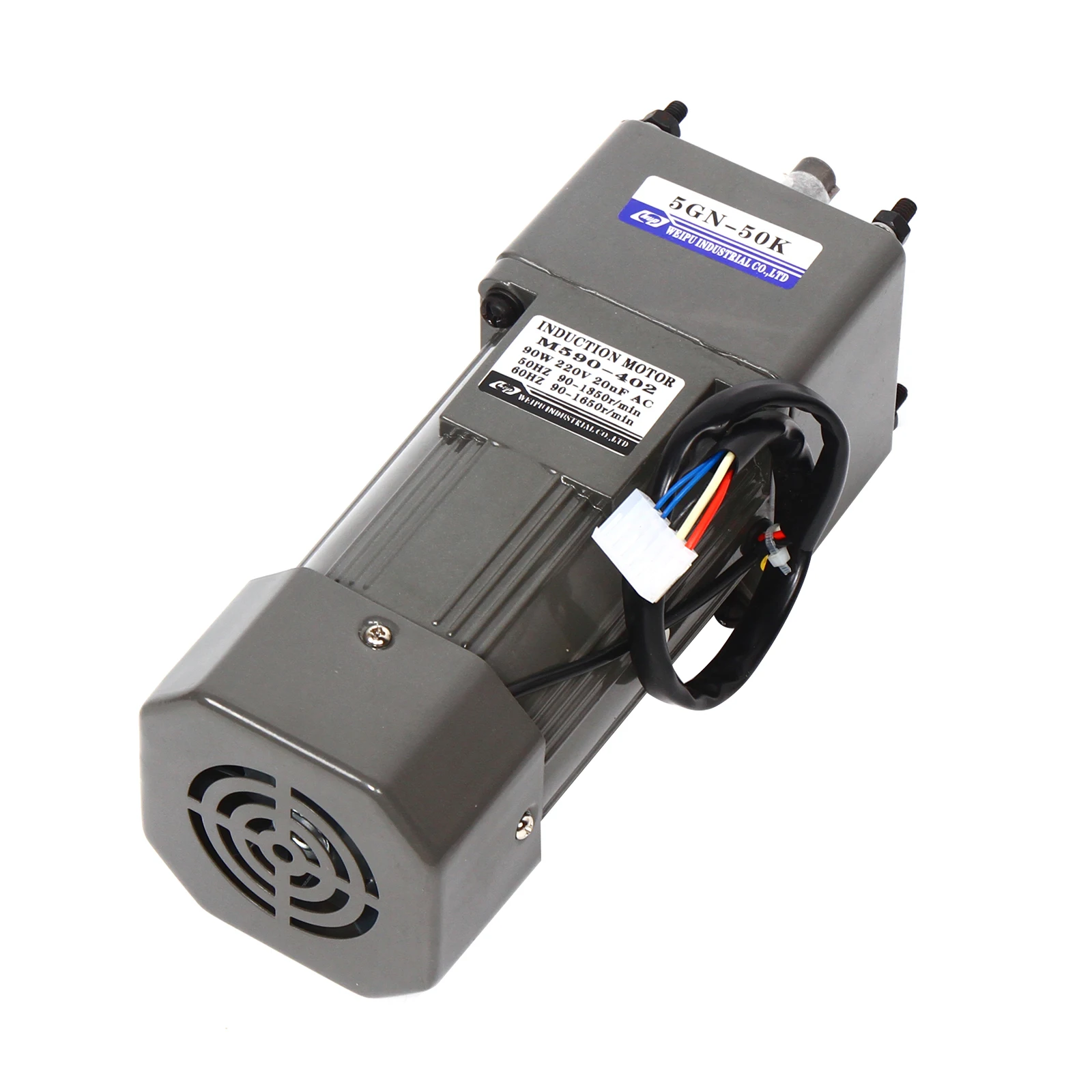 Motor mit variabler Drehzahl, 90W, 50K, AC-Getriebemotor, 21Nm Drehmoment, mit Drehzahlregler, Vorwärts/Rückwärts, kompakt, langlebig, 220V, für Industrieausrüstung – Detail 6