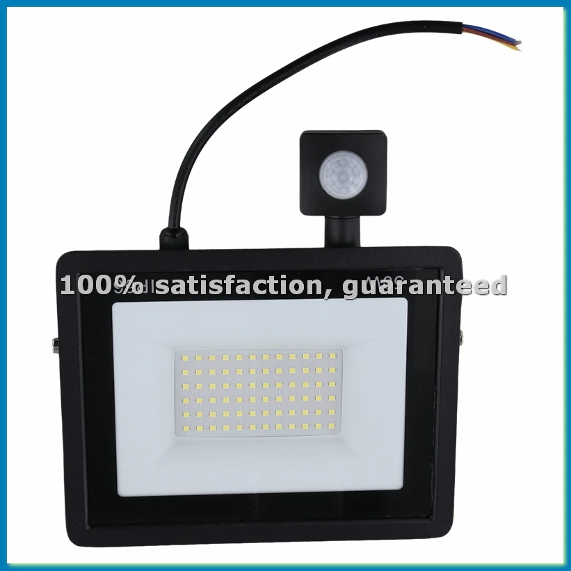 

Sensor LED Flood Light 50W, Induction Spotlights IP66 Waterproof Ideal for Street, Square & Outdoor Lighting-A33R