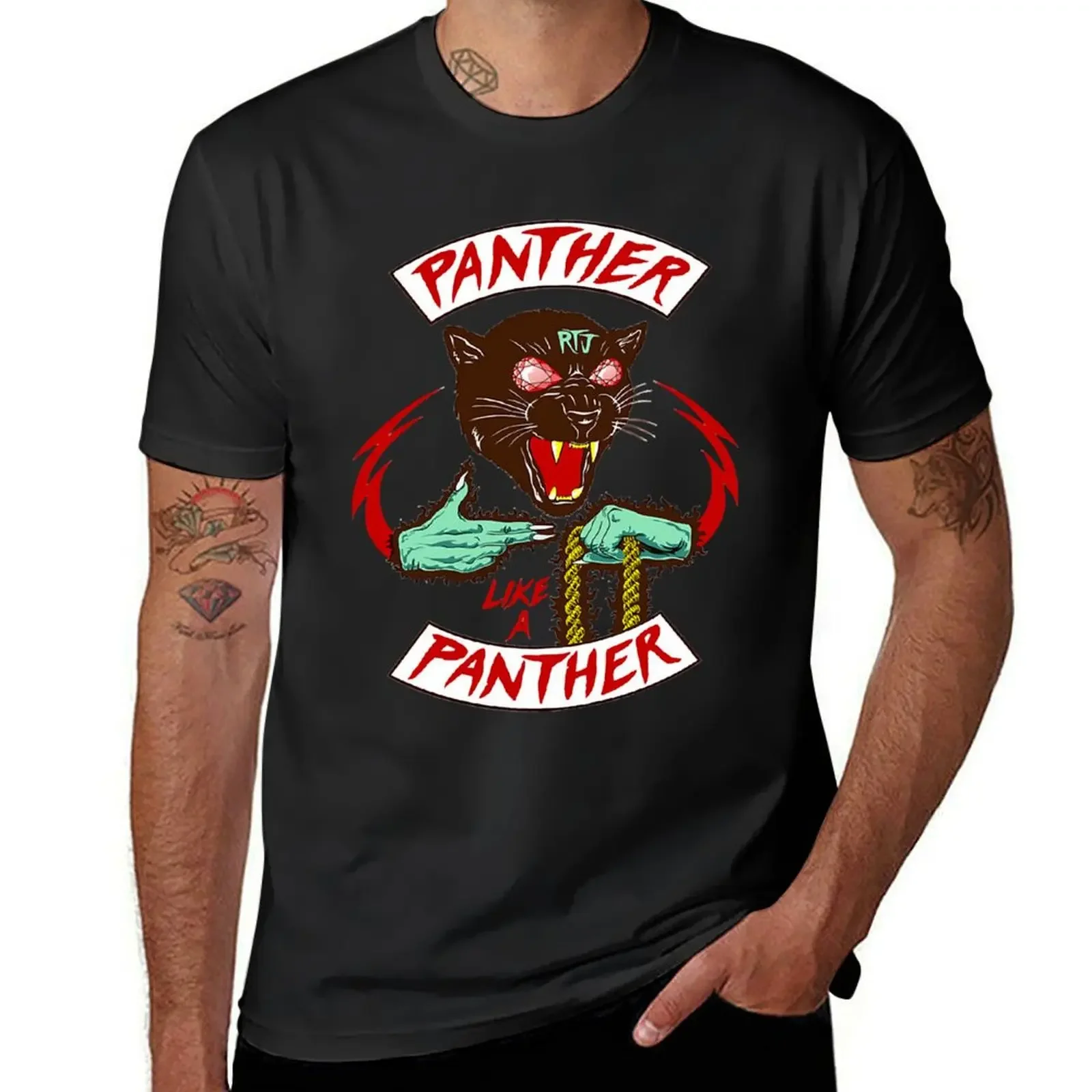 

Watercolor Vintage Panther Like Panther Run Gift Fans Jewels Great T-Shirt tops oversize t-shirts man mens funny t shirts