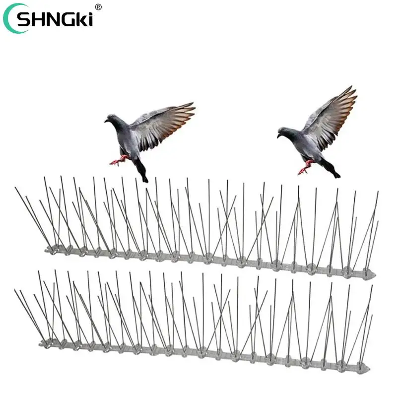 Bird Repeller Plastic Bird Pigeon Spikes Anti Bird Anti Pigeon Spike For Getting Rid of Pigeons Scare Birds Pest Control