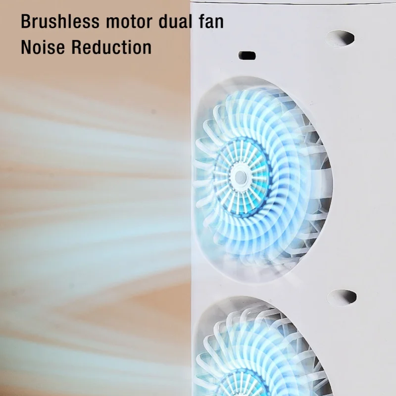 3 Speeds Portable Air Cooler Fan USB Personal Evaporative 120ml Tank Night Light 3600mAh Battery For Home Room