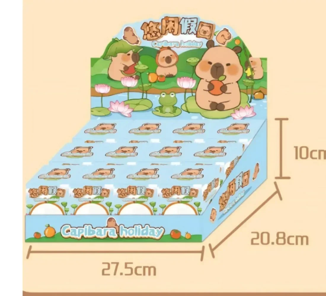 Capybara Blind Box Gift Set LED Light Resin Craft Night Light Decorative Figurine