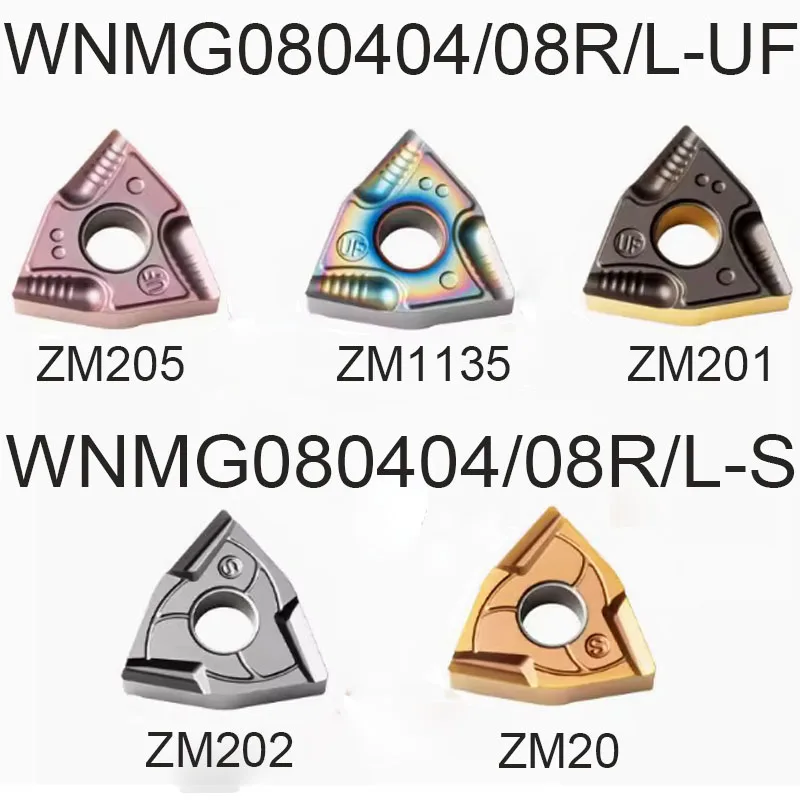 

WNMG080404R/WNMG080404L/WNMG080408R/WNMG080408L-UF/WNMG080404R-S/WNMG080404L-S/WNMG080408R-S/WNMG080408L Carbide Turning Insert