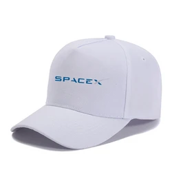 Czapka z daszkiem SpaceX przestrzeń X Logo Nasas letnie kapelusze Hip-hopowe chłopięce czapki przeciwsłoneczne regulowane oddychające czapki dla dzieci podróżna na zewnątrz