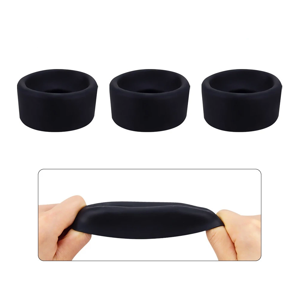 Penis Pump Ring Silicone Sleeve Penis Extender Trainer Accessories Male Masturbator Toy Set Accessories Male Erotic Sex Toys