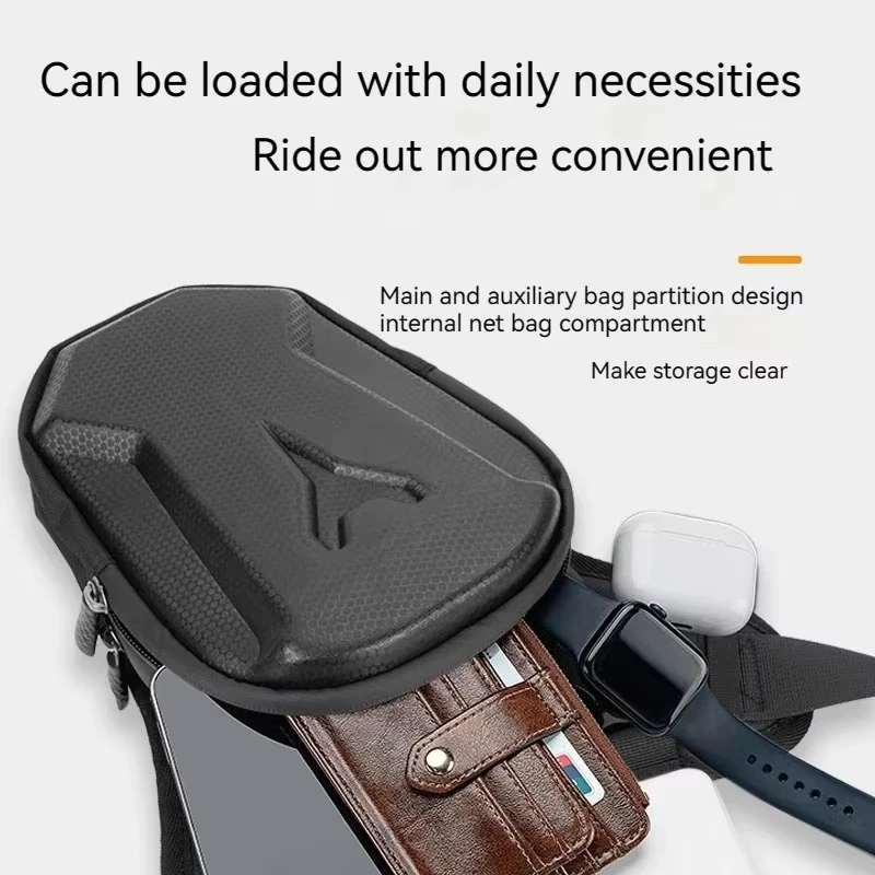 Tactical Leg Bag Men's Riding Motorcycle Motorcycle Multifunctional Waterproof Gaiters Cross body Storage Travel Hiking Cycling image 4