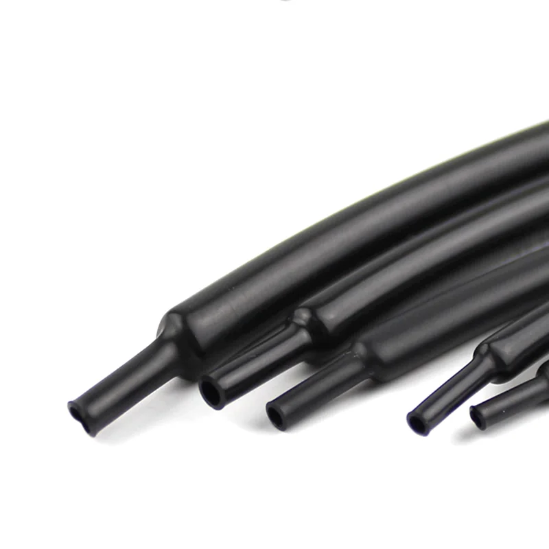 أنبوب الانكماش الحراري الأسود ، سطح لامع ، بدون كلمة ، أخضر ، مرن ، احترافي ، 10 م