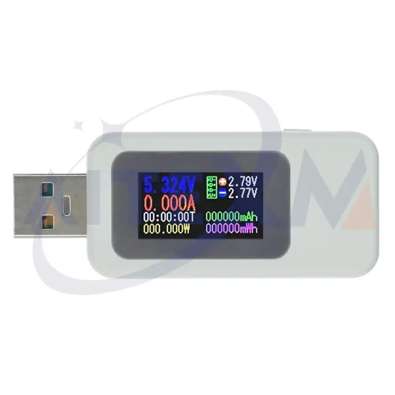 10 In 1 Usb Tester Dc Digitale Voltmeter Amperimetro Stroom Spanning Meter Amp Volt Ammeter Detector Power Bank Lader Indicator