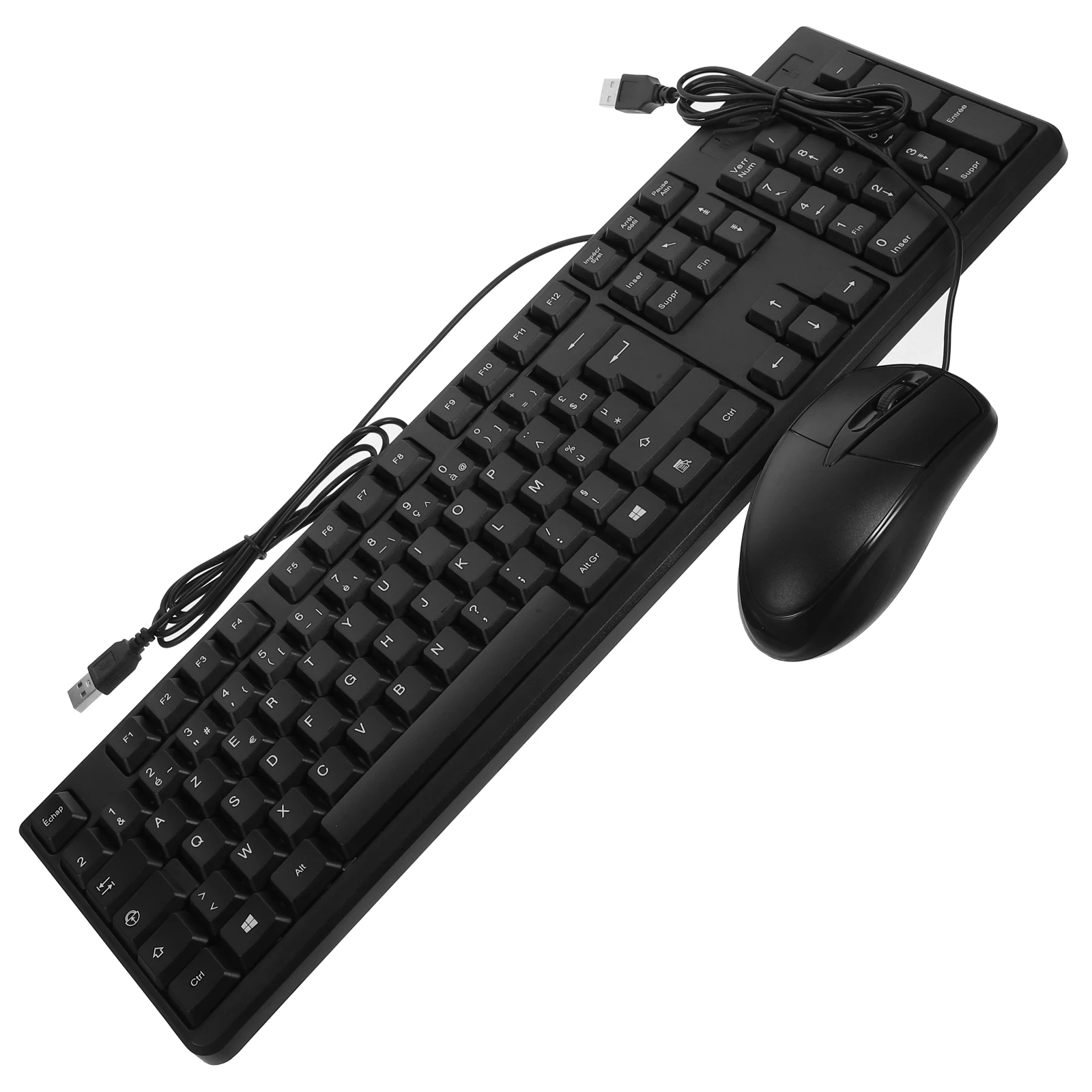 

1 set Keyboard Mouse USB Wired Gaming Office Modern Keyboards ABS Comfortable Number Pad Long Lasting High Quality Stable