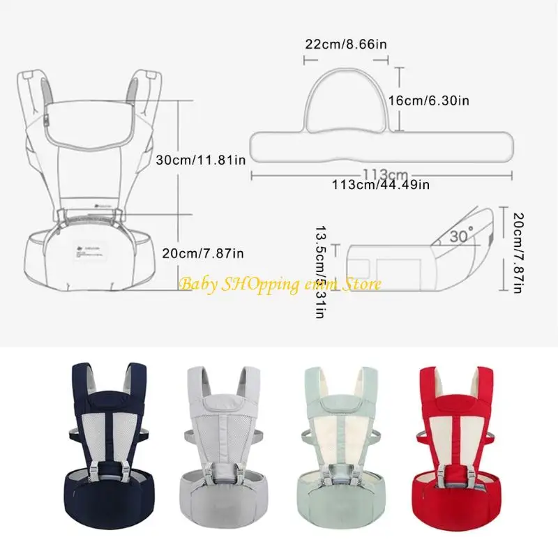 23GD Baby Hip Asiento asiento transporte soporte ergonómico Stool para llevar hasta 20 kg