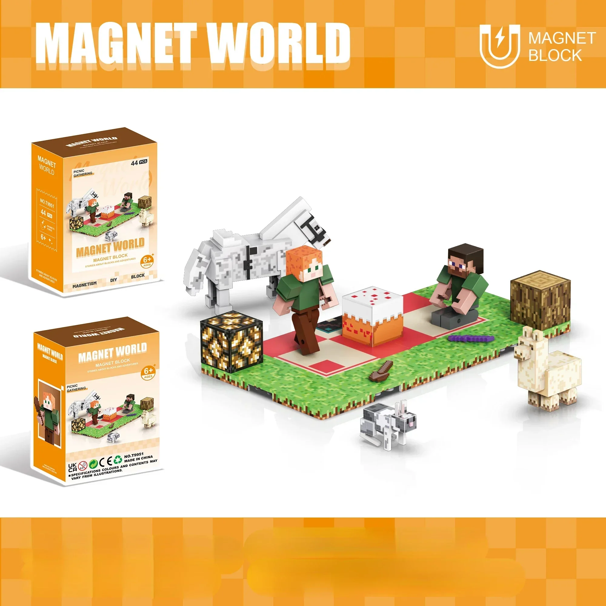 Magnetic Building Blocks with Multiple Shapes - Endless Building Possibilities for Kids to Explore