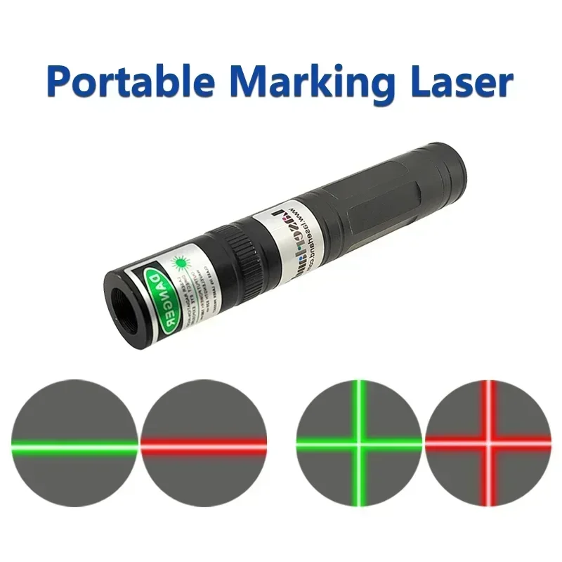 Nowy przenośny generator diod laserowych z czerwono-zieloną linią krzyżową do wyrównywania płytek stolarskich