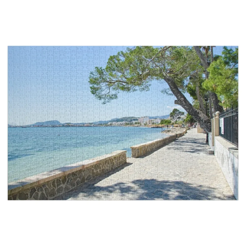 

Pine Walk Puerto Pollensa mallorca Jigsaw Puzzle Custom Child Personalized For Kids Puzzle