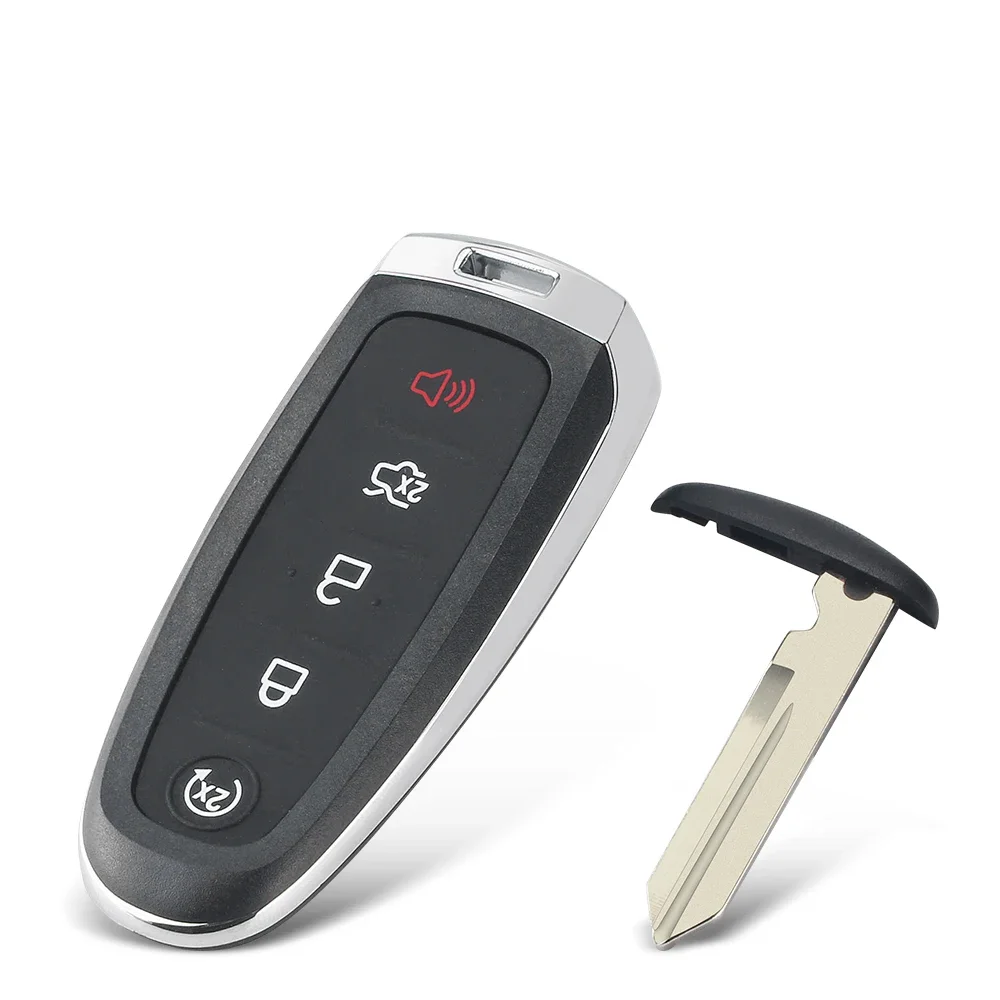 Dandkey-フォードエクスプローラ用の車のキーカバー,5つのボタン,フレックスエスケープ2011 2012 2013 2014 2015