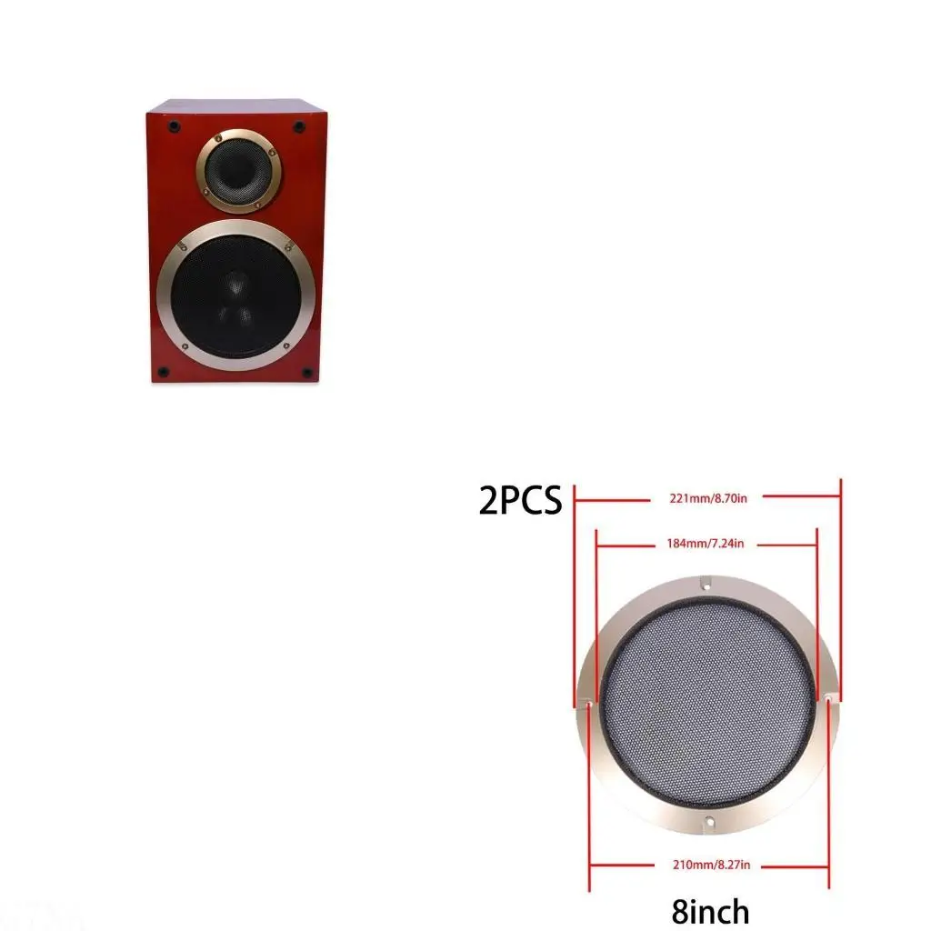 G7NA Durable Speaker for Protection Mask Car Speaker Grille Mesh Cover Automotive Car