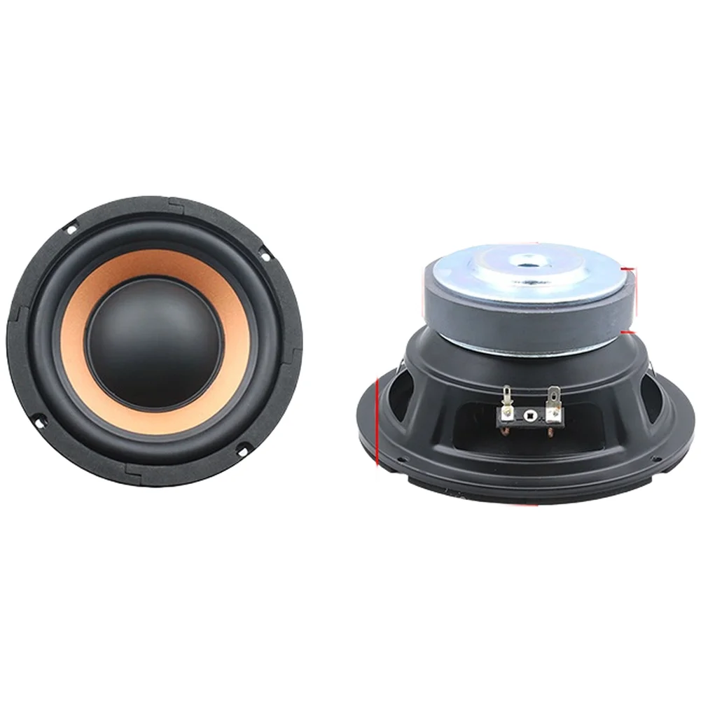 For Movie Watching Orange Auto Woofer Deep Bass Performance For Audio Audio Audio Driver High Universality Fitment