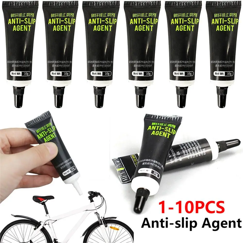 10g Carbon Fiber Anti Slip Agent Non-Corrosive Surface Protection Bike Grease Anti-slip Paste for MTB Bike Handbar Seatpost Stem