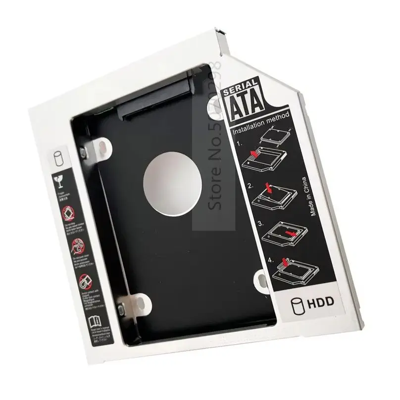 

12.7mm 2nd 2.5 HDD SSD Hard Drive Optical bay Caddy Frame Adapter for Acer Aspire V3-551G V3-471G V3-571G V3-772G V3-771G 5742