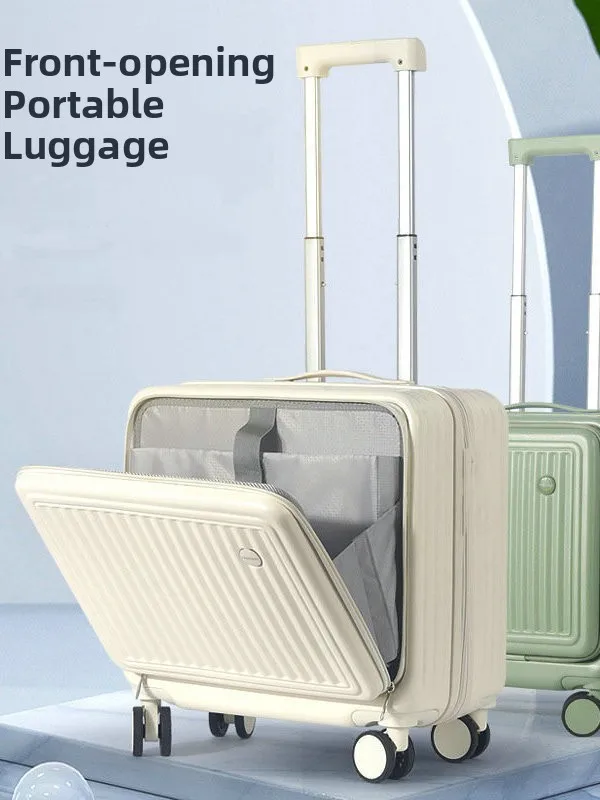 18-inch-checkpoint-friendly-carry-on-suitcase-with-pull-rod-luggage-bag-easy-to-carry-short-distance-business-travel-bag