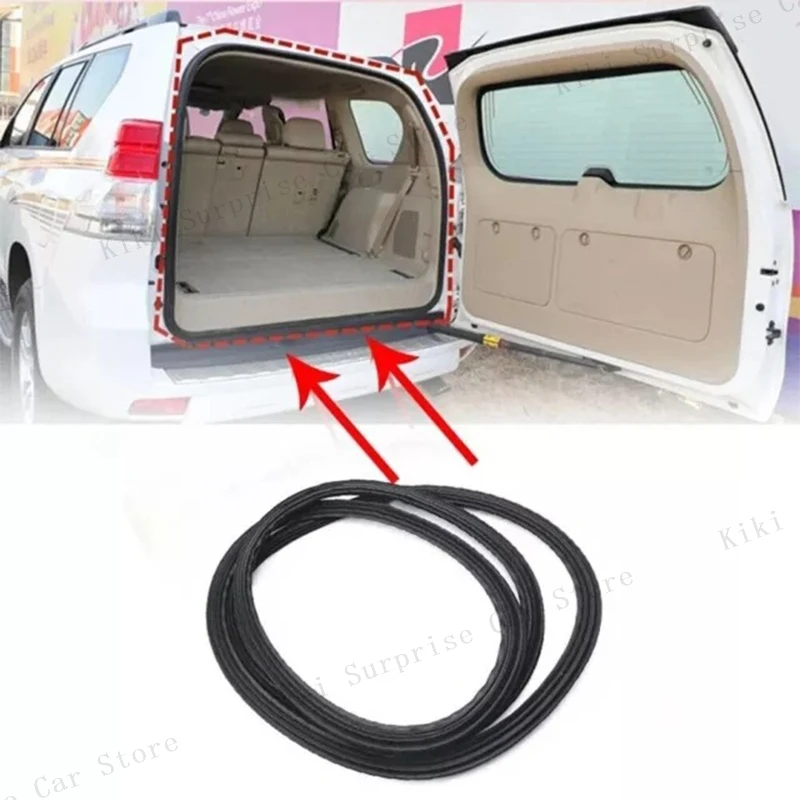 Para Land Cruiser Prado LC120 2002-2009 1 Uds burlete para puerta de coche tira para puerta trasera tira de sellado para maletero 67881-60131 6788160131