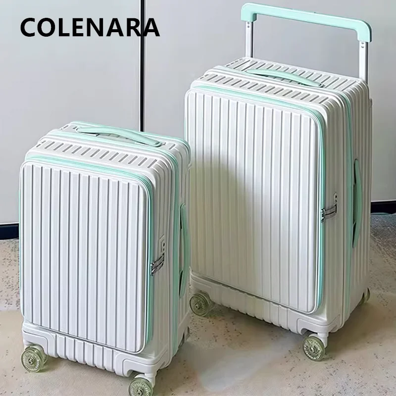 

COLENARA дорожная сумка для багажа, мужская посадочная коробка, женский чемодан на колесиках 20 "24" 28 дюймов, студенческий багаж, комбинированный чемодан, чемодан для ПК