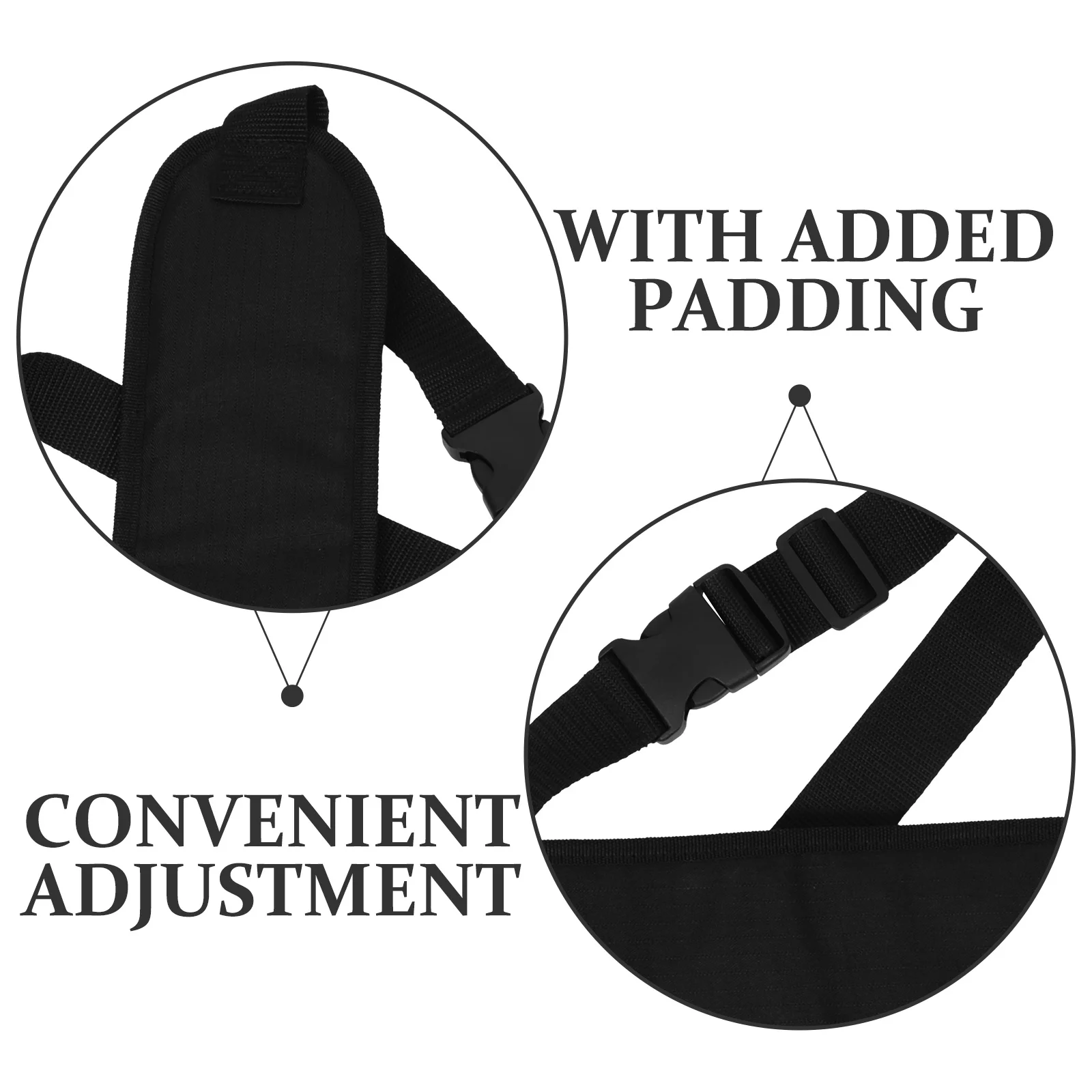 

Patients Wheelchair Safety Strap Adjustable Premium Fabric Comfortable Release Buckle Adjustable Length Elderly Wheelchair