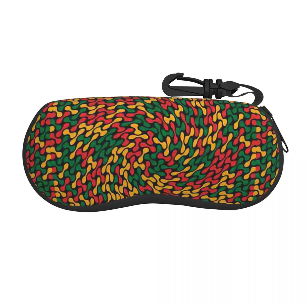 

Ethiopian Flag Pattern Sunglasses Soft Case Neoprene Zipper Shell Eyeglass Case Custom Protective Box For Glasses