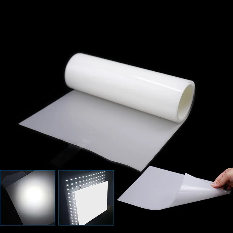 

LGT075T LED Light Diffuser Film Box Lighting Backlight Homogenizing Film PET Diffusion Film Light Guide Film Customizable