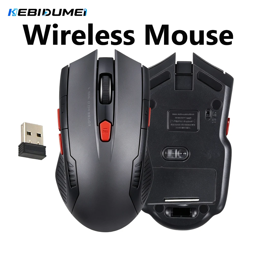 KEBIDUMEI KEBIDUMEI 2.4G Wireless Mouse 1600DPI Gameing Mouse with USB Receiver 6 Buttons Optical Mice Computer Accessories For Laptop - Aliexpress Deal