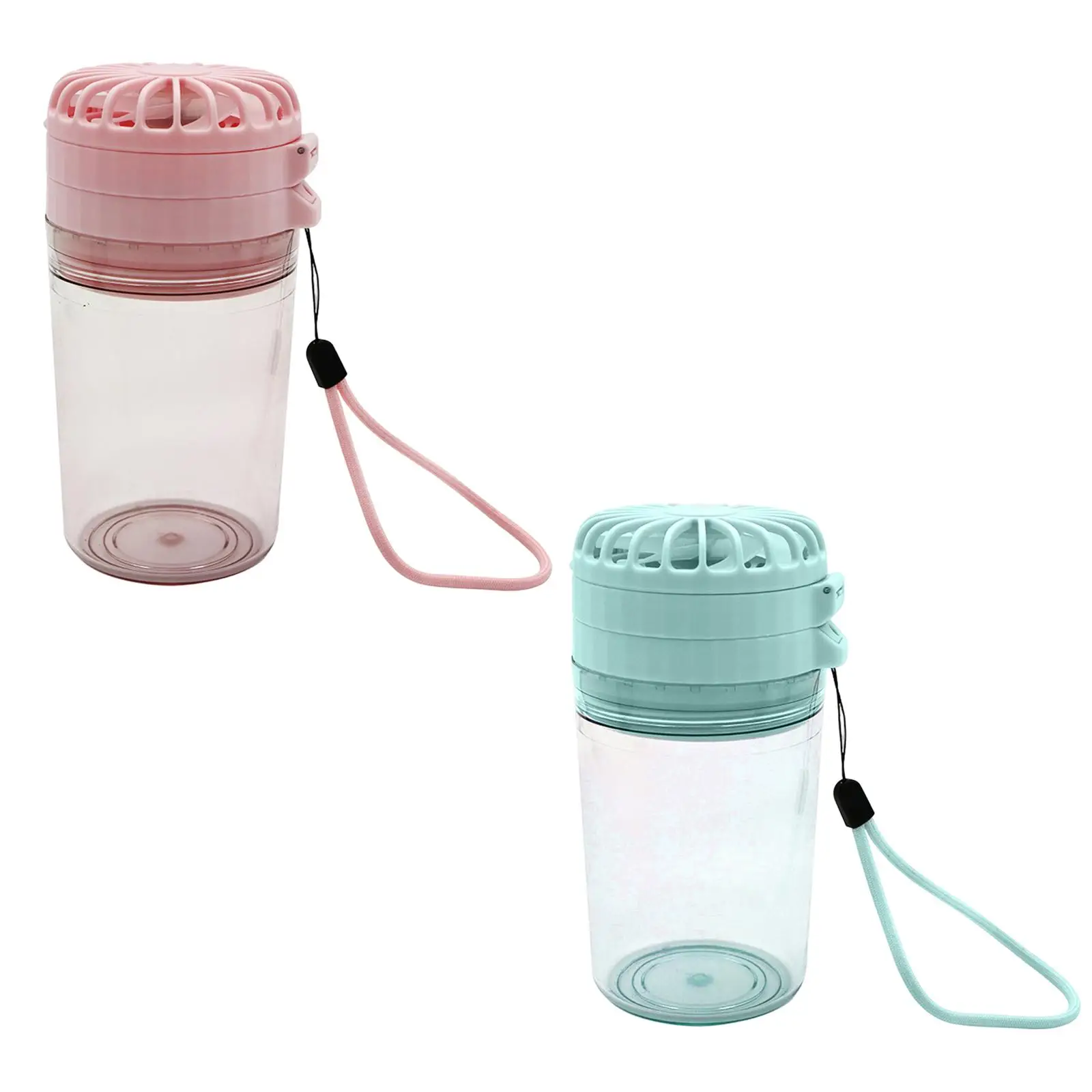 Garrafa de água com ventilador, 3 velocidades, portátil, verão, casual, ventilador de refrigeração removível para camping, ciclismo, caminhadas, esportes ao ar livre, viagem