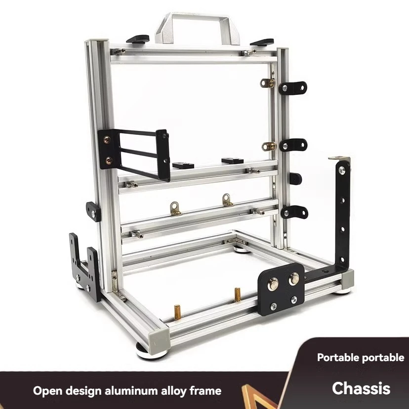 

Open Chassis Matx Computer Rack Aluminum Atx Creative Itx Desktop Motherboard Rack Mini Cooling DIY