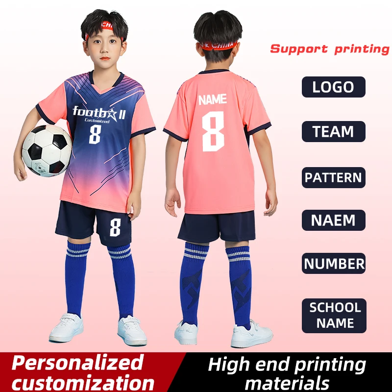 Children Team Training Uniforms Kid Basketball Jersey Quick-drying Fashionable Comfortable Boy Girl Shirt Sportswear Tracksuit