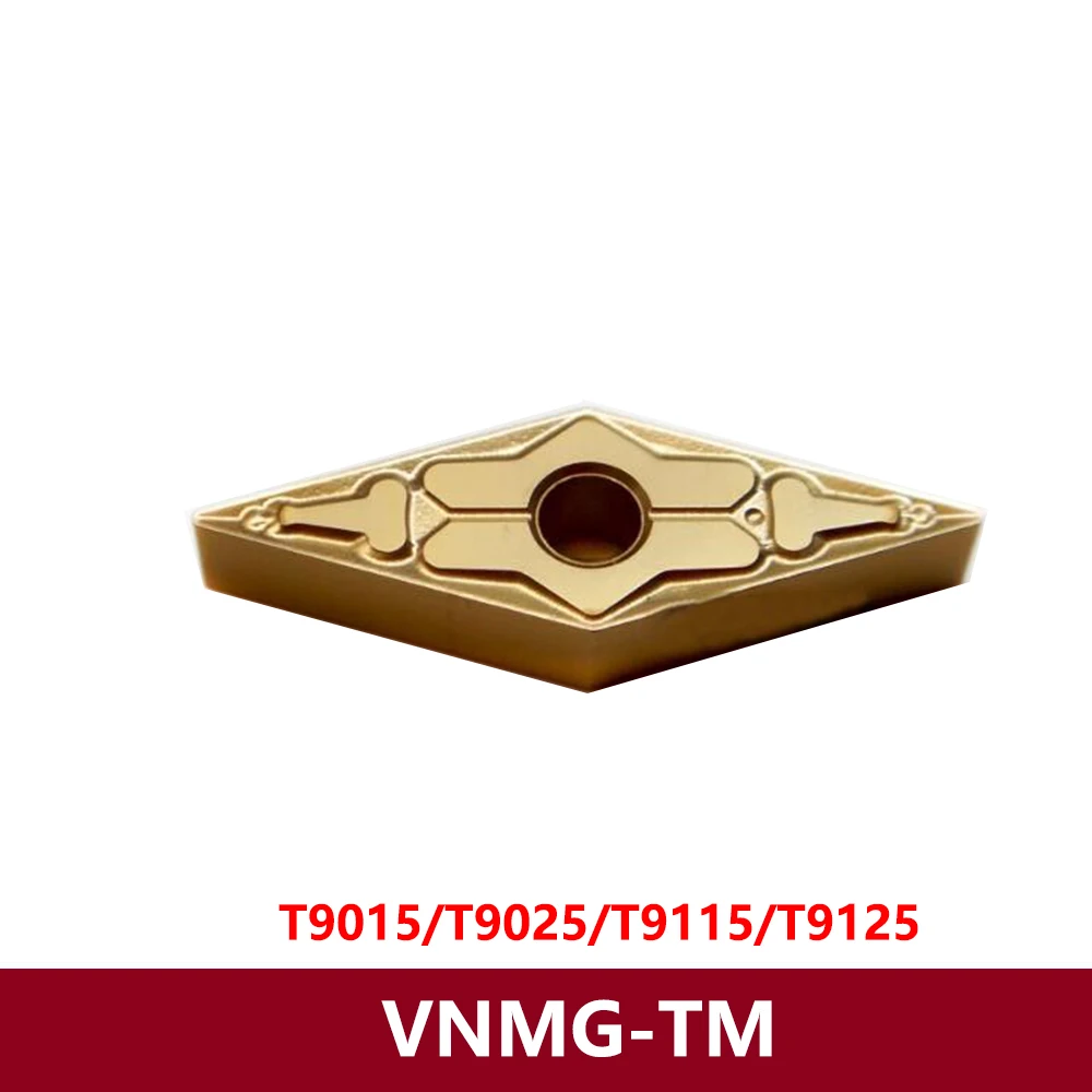 Original Carbide Inserts VNMG VNMG160404-TM VNMG160408-TM VNMG160412-TM T9015 T9025 T9115 T9125 CNC Lathe Cutter VNMG1604 Tools