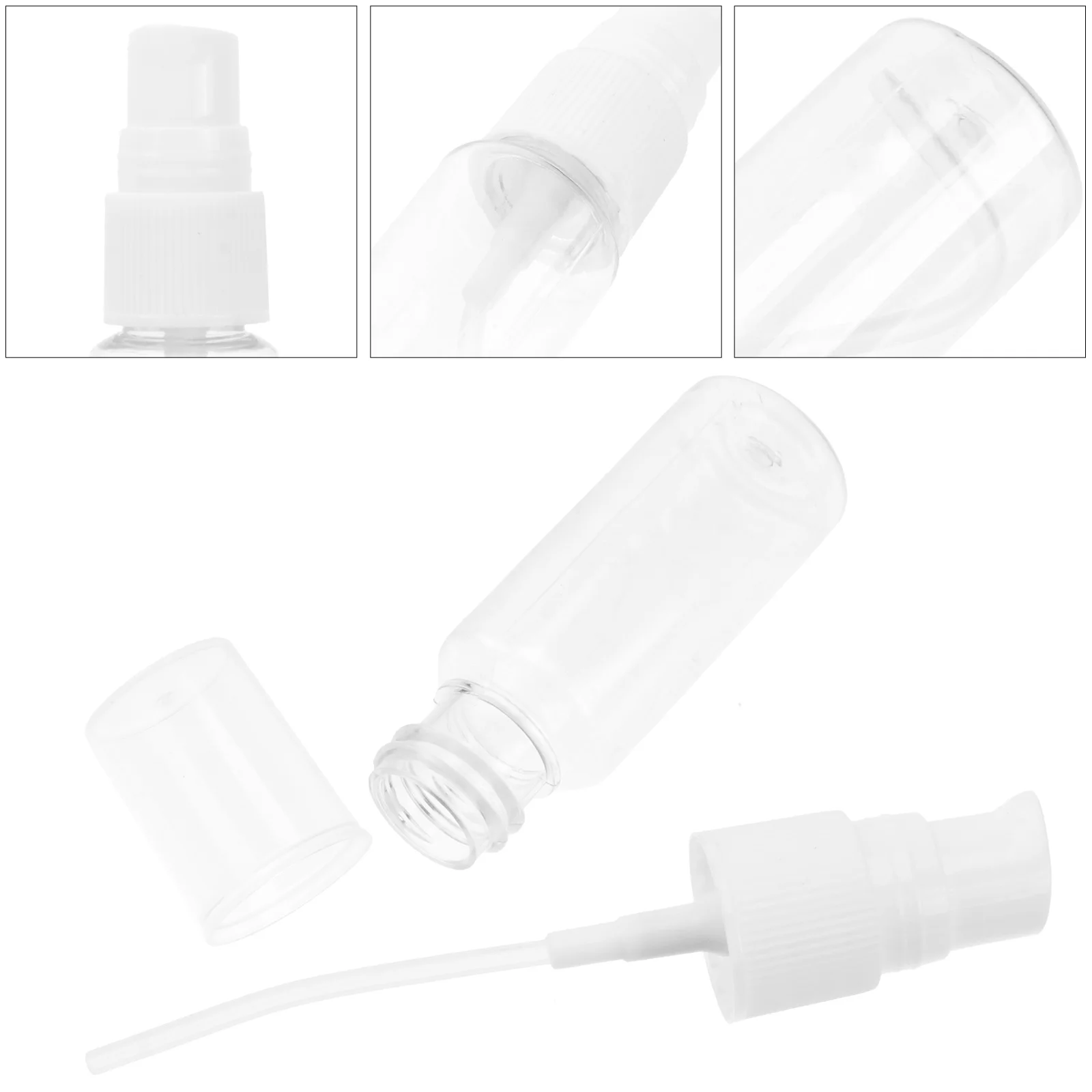 5 قطع من الزجاجات الفارغة للسفر للحيوانات الأليفة، حاويات فرعية محمولة قابلة للغسل وقابلة لإعادة الاستخدام لتخزين السوائل