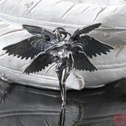 S925 Sterling Silver Pendants for Women Men New Fashion Six Winged Angel Beautiful Girl Vintage Punk Jewelry