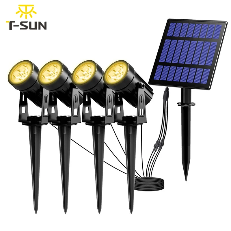 T-SUN LED Solar Garden Light IP65 Waterproof Solar Lamp Outdoors Landscape Lamp For Outdoor Garden Lawn