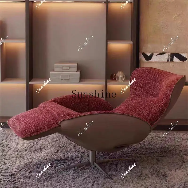 Zero gravity balcony leisure living room rotating light luxury high-end lunch lounge chair  FT