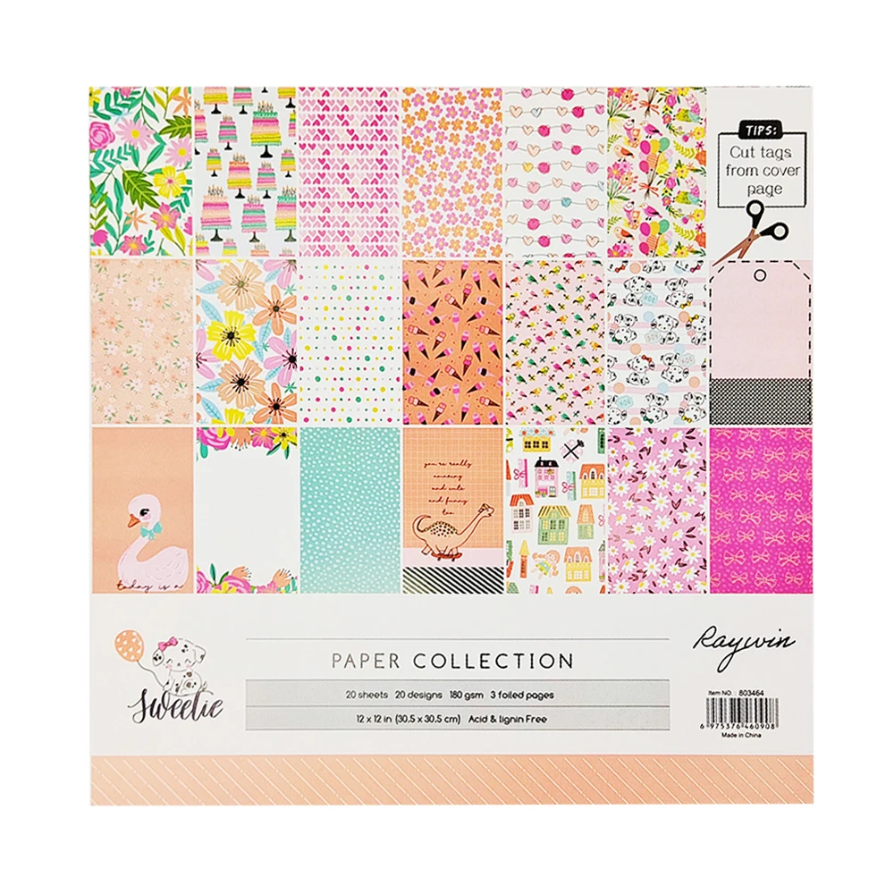 Creative Path 9-teiliges Sweetie DIY Bastelset Dekorative Papier- und Kartonrahmen-Aufkleber Stanzformen Journaling Scrapbooking Komplettset – Detail 2
