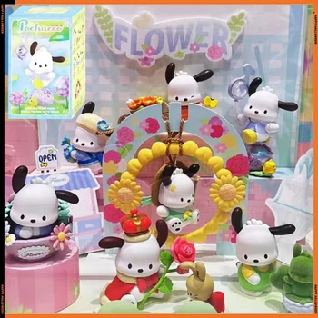 산리오 포차코 모델 인형, 액션 애니메이션 피규어, 포차코 꽃과 청소년 시리즈 인형 장난감, e스포츠 방, 데스크탑 장식품 선물