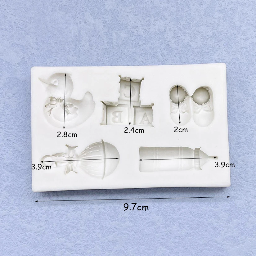 Baby Silicone Sugarcraft Mold Resin Tools Cupcake Baking Mould Fondant Cake Decorating Tools