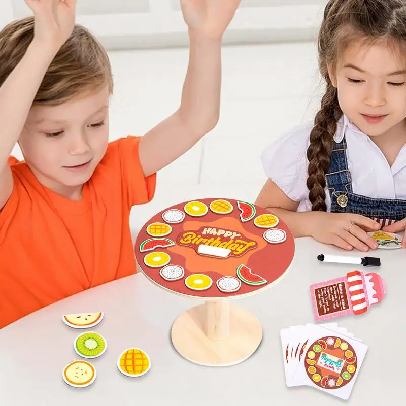 Matching Cakes Matching Sorter Puzzle Toy Matching Color & Shape Cakes Skills Study Toys Learning Toy Travel Bingo Game