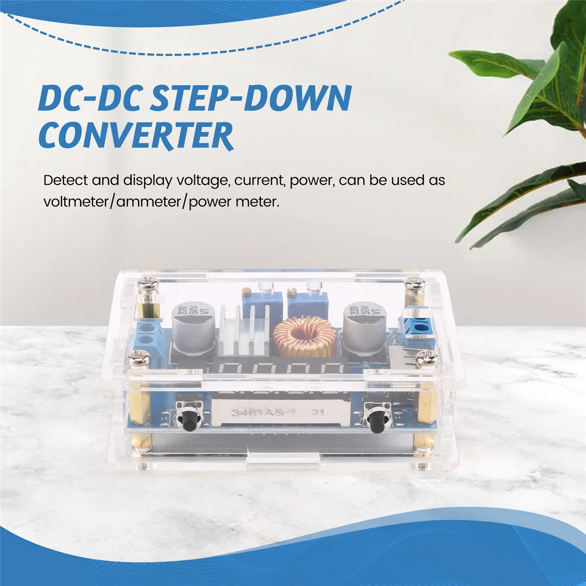 A79I DC-DC Buck, Modul Catu Daya DC Buck Converter 5V-36V Ke 1.25-32V Penstabil Regulator Voltase 3A 5A