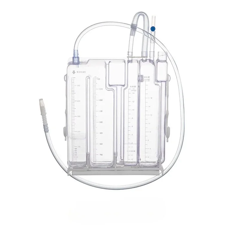 

ChiJiaoDr Medical Single Cavity Double Cavity Negative Pressure Closed Drainage Bottle Disposable Chest Drainage Device